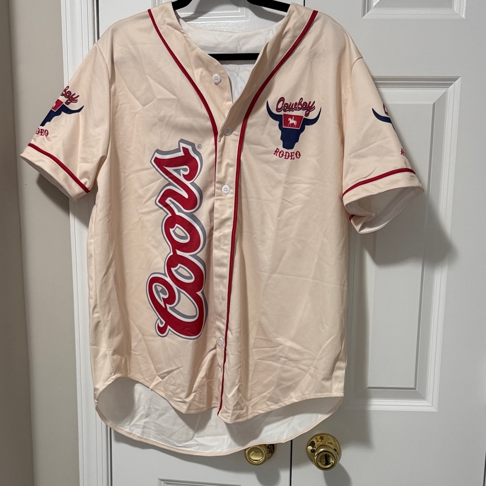 Cowboy Rodeo Men's Cream Jersey